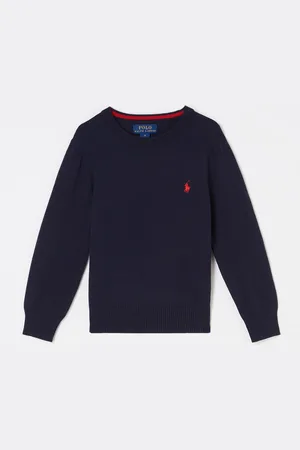 Ralph Lauren Fijngebreide pullover met logoborduring