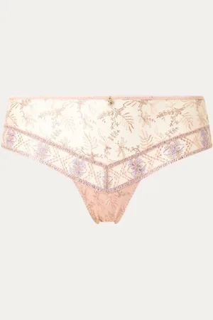 Aubade Sound Of Heart tanga van mesh met borduring