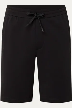 Emporio Armani Straight fit korte joggingbroek met steekzakken
