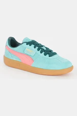 PUMA Palermo sneaker van suède met leren details