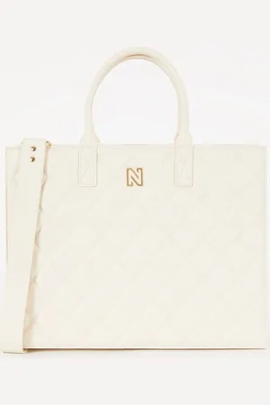 NIKKIE. Mayda handtas met quiltpatroon