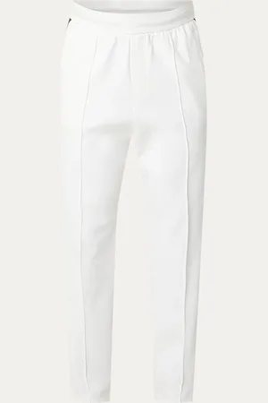 Emporio Armani Straight fit joggingbroek met logoband en steekzakken