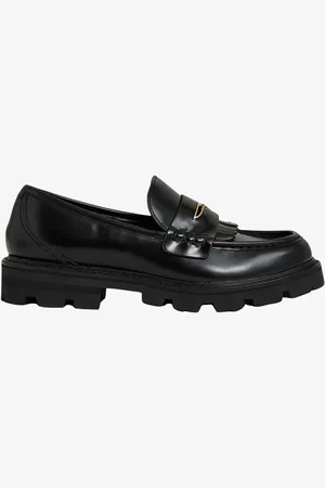Reiss Lianna loafer van leer