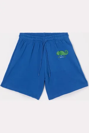 Mini Rodini Lizard loose fit korte joggingbroek van biologisch katoen