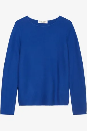 Marc O’ Polo Fijngebreide pullover met boothals