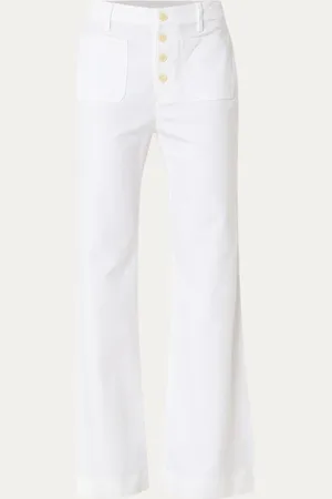 Ralph Lauren Mid waist wide leg jeans met opgestikte zakken
