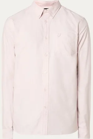 Lyle & Scott Overshirt met borstzak en logo