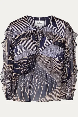 Bash Angela tuniek met ruches en print