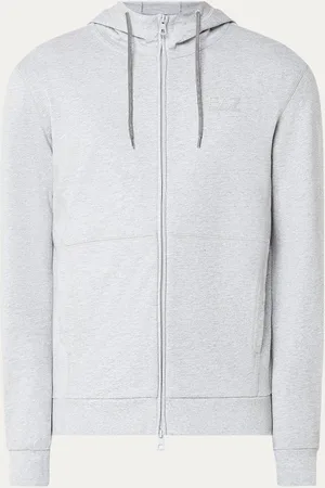 Emporio Armani Sweatvest met logo en capuchon