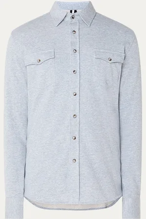 Profuomo Western overshirt met borstzakken