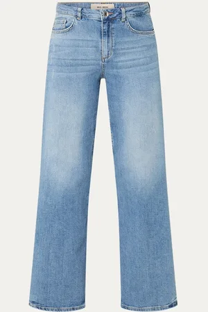 Mos Mosh MMDara high waist wide leg jeans met steekzakken