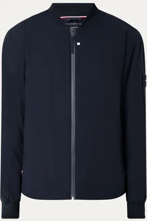 Tommy Hilfiger Gewatteerd bomberjack met logo en waterafstotende coating