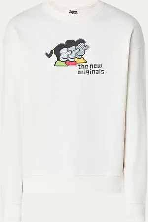 The New Originals People sweater met logoprint