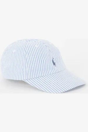 Ralph Lauren Pet met streepdessin en logoborduring
