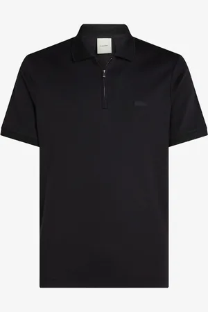 Calvin Klein COTTON SHORT SLEEVE ZIP POLO