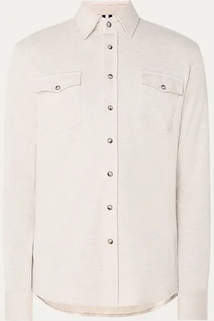 Profuomo Western overshirt met borstzakken