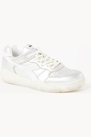 Diadora B-560 Metal sneaker met metallic finish