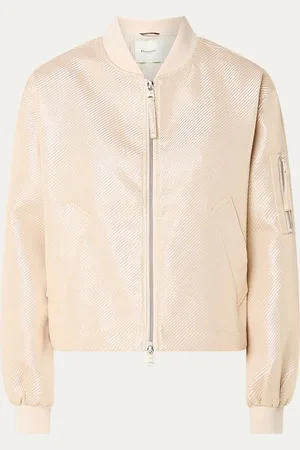 beaumont Goldie bomberjack met steekzakken en metallic finsh