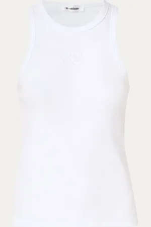 Co`Couture Sahara tanktop met logoborduring