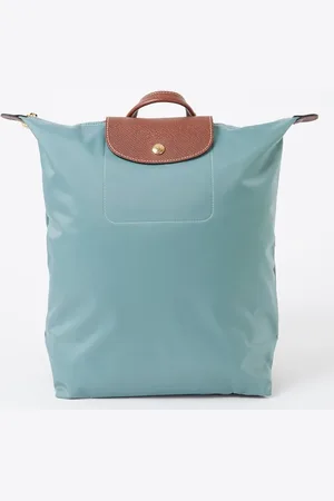 Longchamp Le Pliage rugzak M met leren details