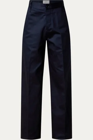 Ami Loose fit pantalon met steekzakken
