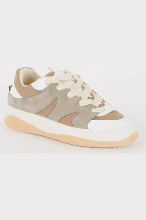 Mason Garments Venice sneaker van suède met mesh details