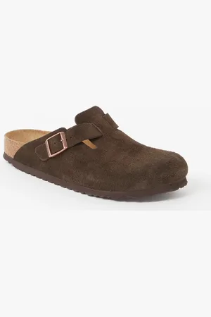 Birkenstock Boston muiltje van suède