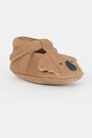 Donsje Spark Classic Koala babyschoentje van leer