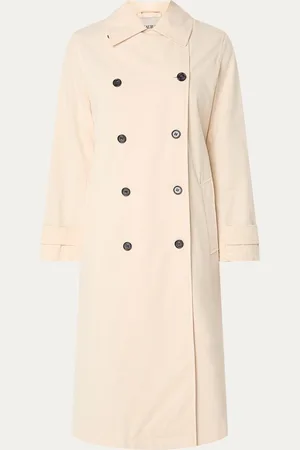 Claudia Sträter Double-breasted trenchcoat met steekzakken