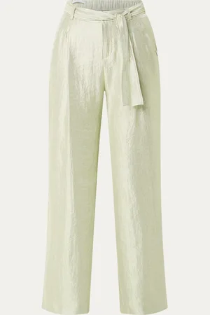 XANDRES Parmis high waist wide fit pantalon met steekzakken