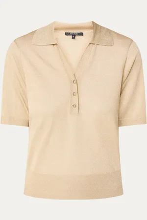 NIKKIE. Indio semi-transparante top met lurex