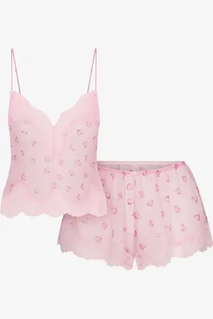 SKIMS Romance Lace loungeset met kant en print