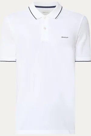 GANT Regular fit polo van piqué katoen met getipte boorden