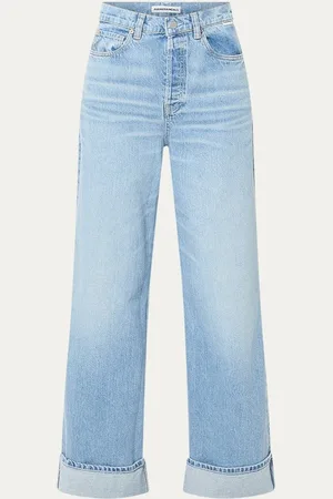 Armedangels Blinaa high waist wide fit met lichte wassing
