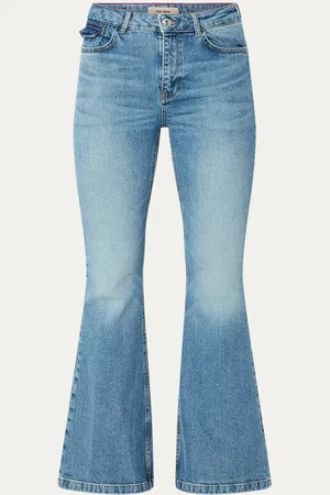 Mos Mosh MMAnita Olympos high waist flared jeans met lichte wassing