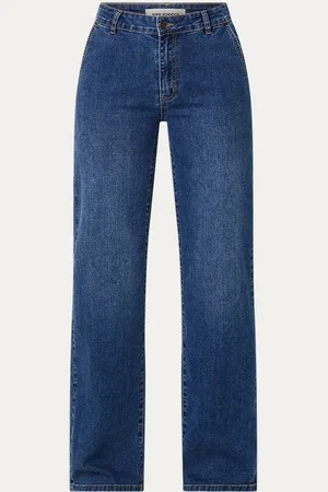 Sofie Schnoor High waist loose fit jeans met medium wassing