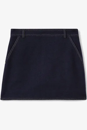 Reiss Elise mini rok in wolblend met steekzakken