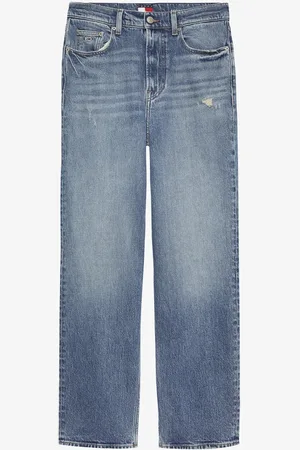 Tommy Hilfiger Layla high waist straight leg jeans met medium wassing