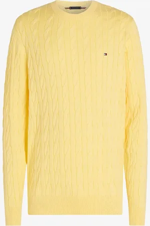 Tommy Hilfiger Kabelgebreide trui met logoborduring