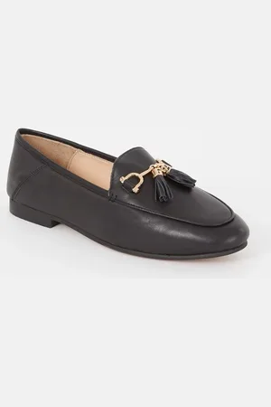 Dune Wide Fit Greysons loafer van leer