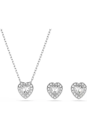 Swarovski SS25 Capsule set van ketting en oorknopjes met kristal