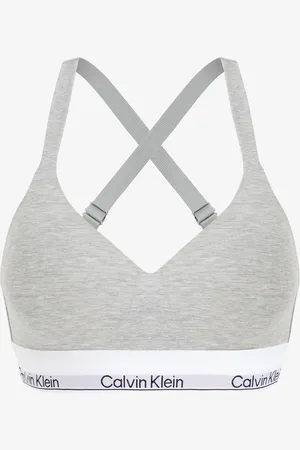 Calvin Klein Modern bralette van biologisch katoen met logoband