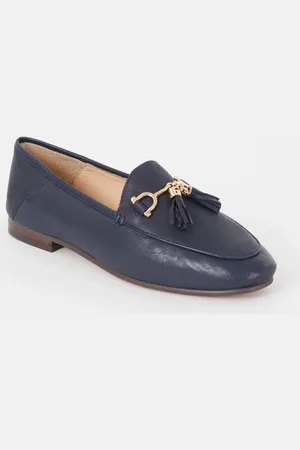 Dune Wide Fit Greysons loafer van leer