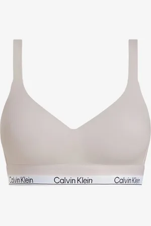 Calvin Klein Modern bralette van biologisch katoen met logoband
