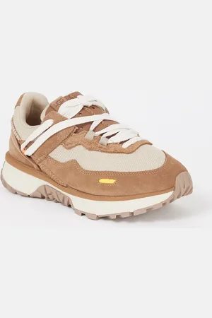 UGG Retrofl sneaker van suède met mesh details
