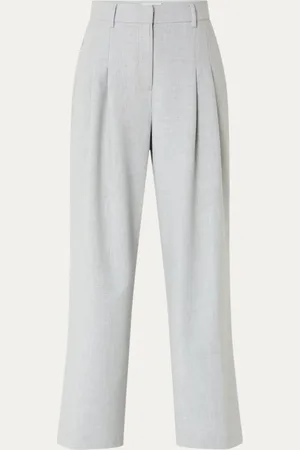 MSCH MSCHHenrike high waist wide fit pantalon met steekzakken