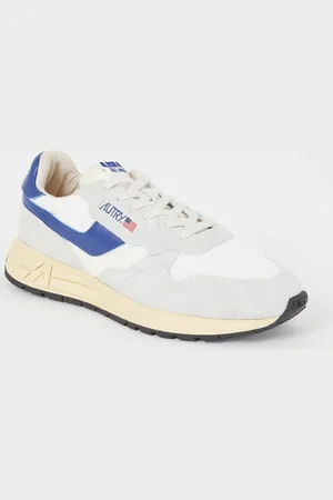 Autry Reelwind sneaker van suède met leren details