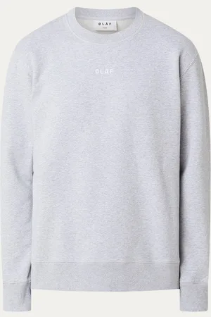 ØLÅF Block sweater met logoborduring