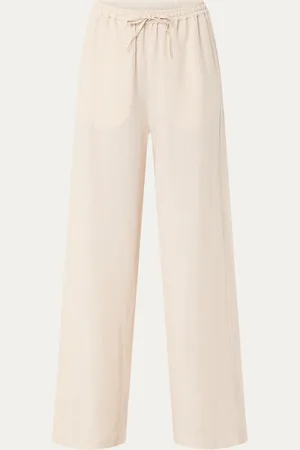 Alchemist Sammy high waist wide fit pantalon in linnenblend