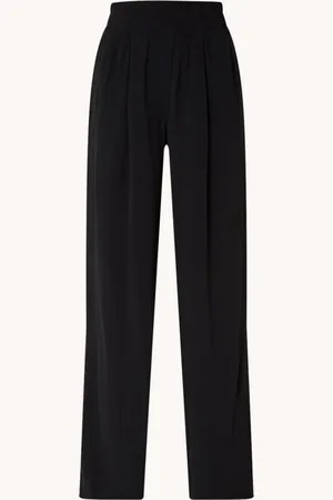 BY-BAR Benji high waist wide fit pantalon met steekzakken